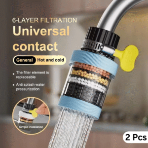 Mini Tap Water Clean Purifier Carbon Filter (2 Pcs)
