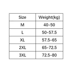 Body Shaper - Thin Tummy Control (Size Chart)