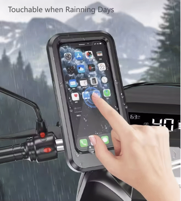 Waterproof Touchable Phone Cover for Motorbike - Image 3